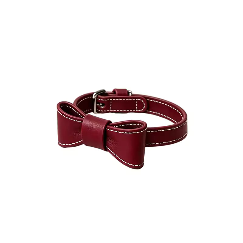Bow-knot Luxury Puppy Dog Leash Collar