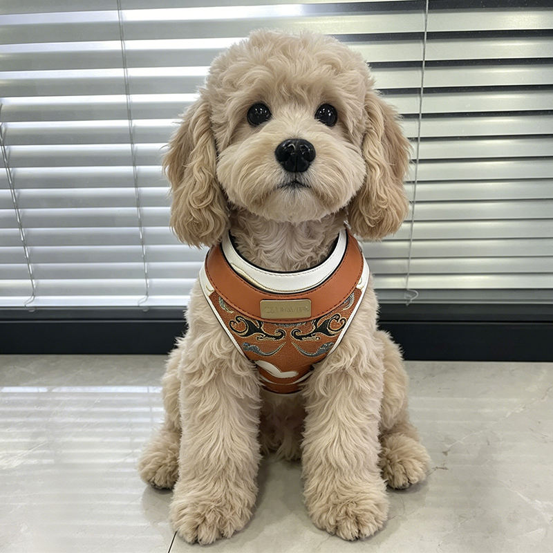 Handmade Leather Dog Training Chest Protect Vest